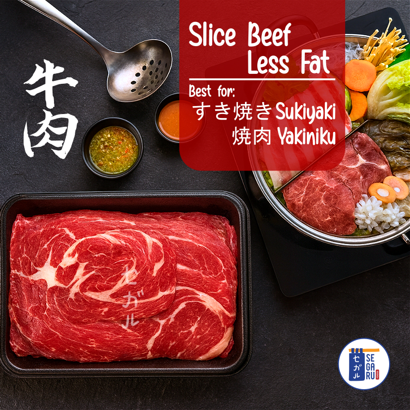 

Sukiyaki Yakiniku Sliced Beef - Sedikit Lemak