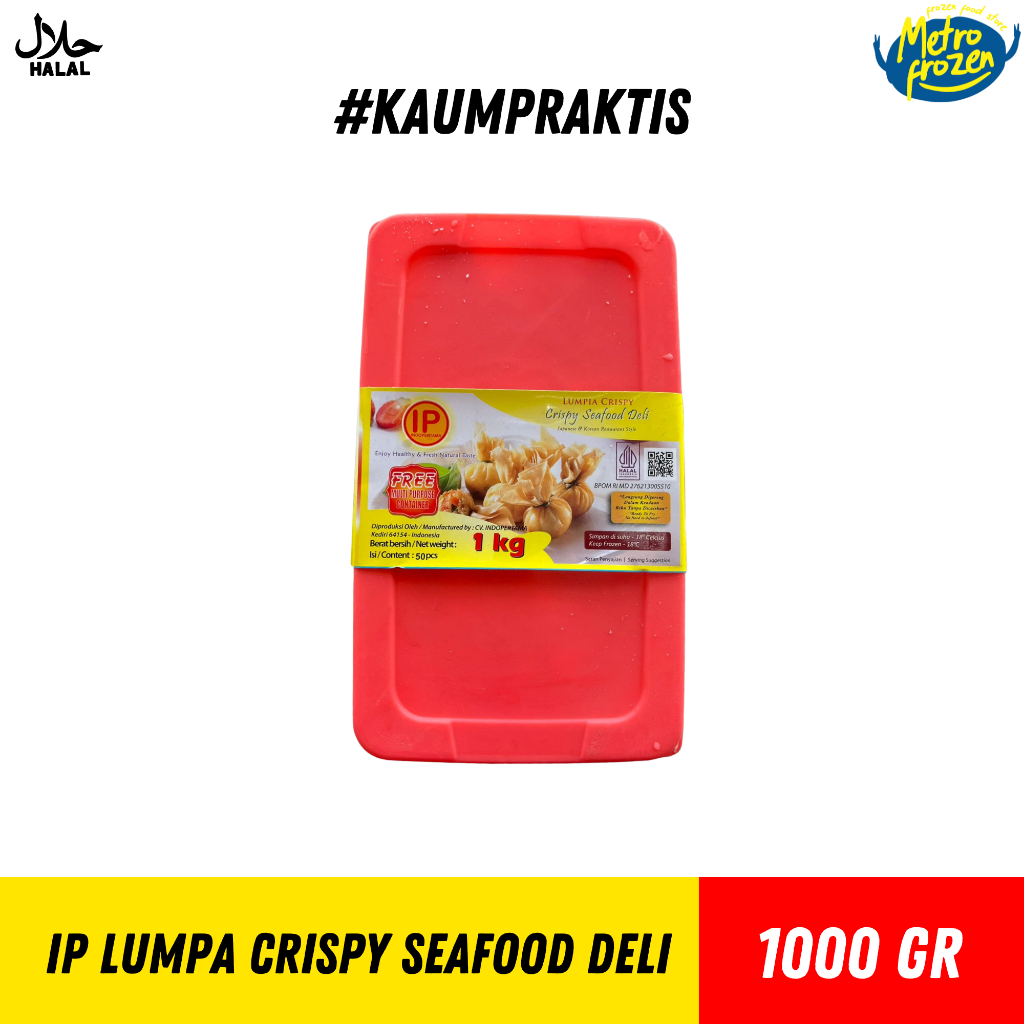 

IP Lumpia Crispy 1kg //crispy seafood deli //lumpia krispi seafood