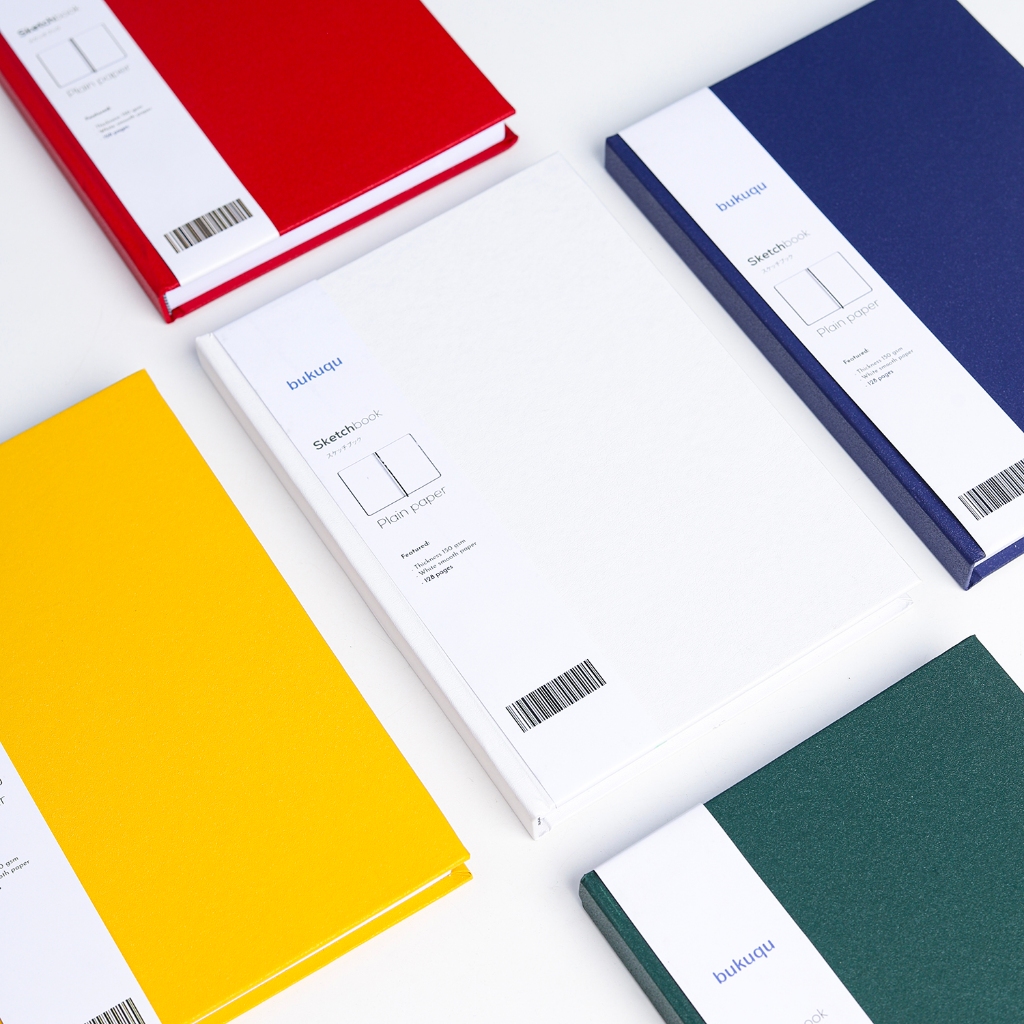 

bukuqu Sketsa Color #Simple A5 - Sketchbook Hardcover - Notebook gambar - Buku Lukis