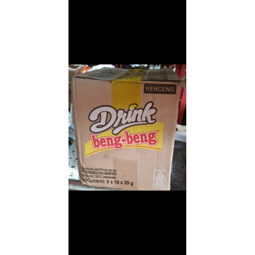 

Drink beng beng 1 karton isi 8 renceng