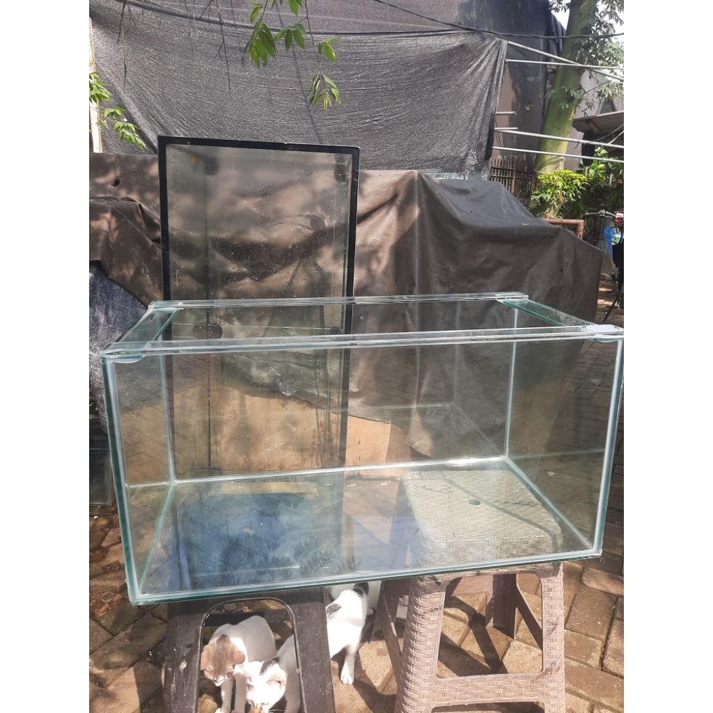 Aquarium Kaca 80x40x40 Full 8MM