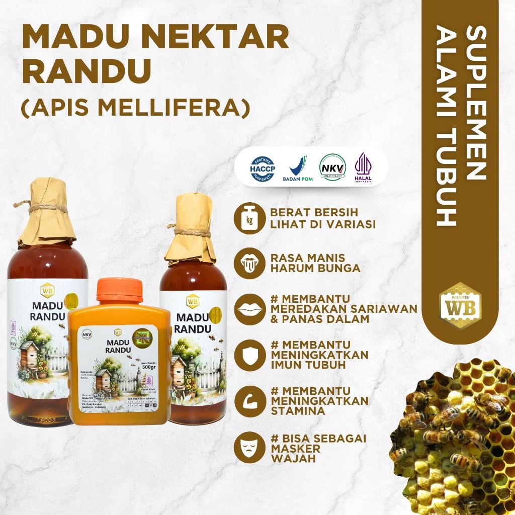 

Madu Ternak Randu / Lebah Apis Mellifera