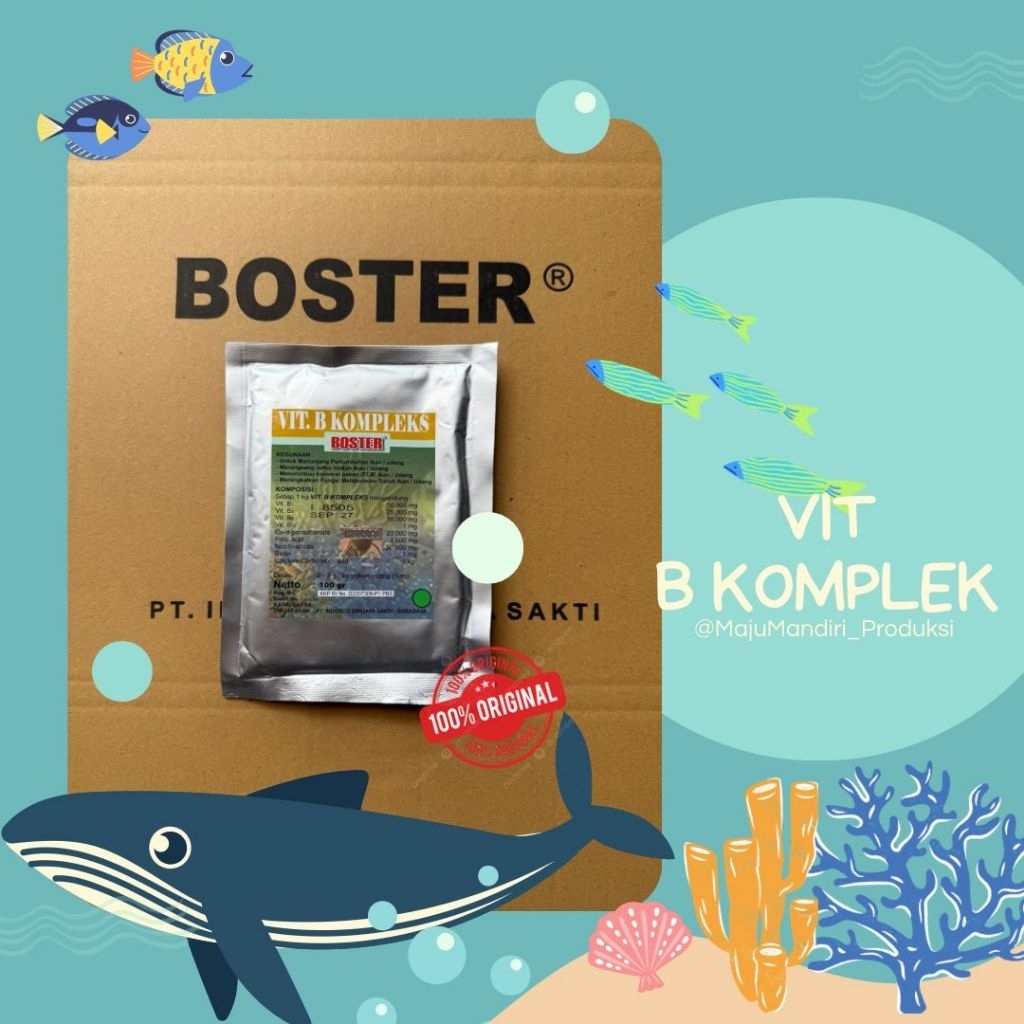 BOSTER VITAMIN B - COMPLEK 100 gram