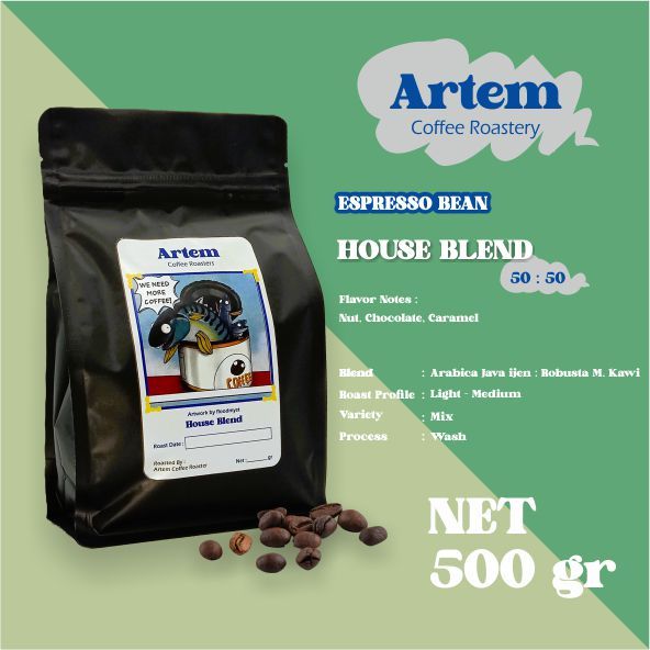 

Espresso Bean HOUSE BLEND 50:50