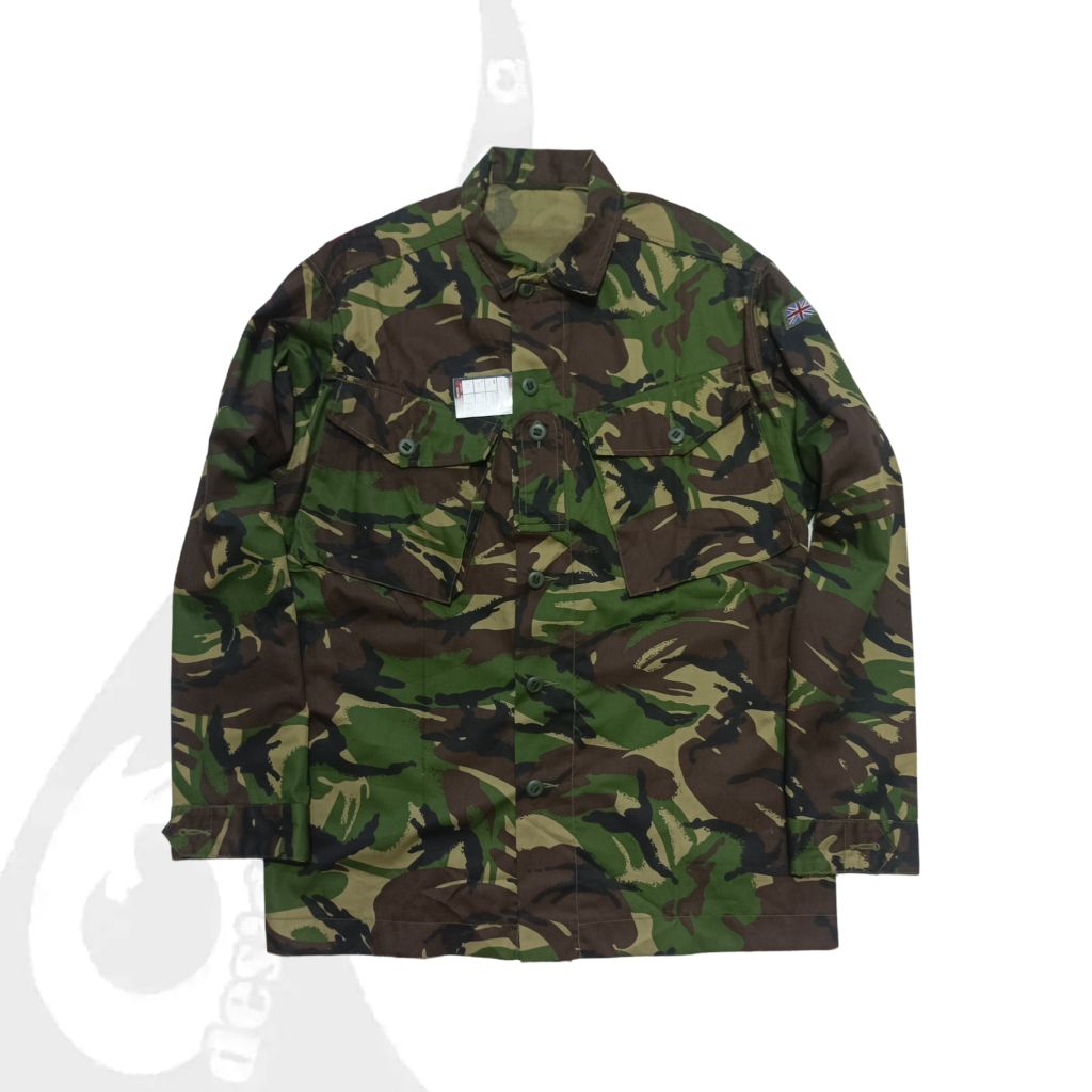 vintage kemeja bdu slant pocket lightweiht dpm british army
