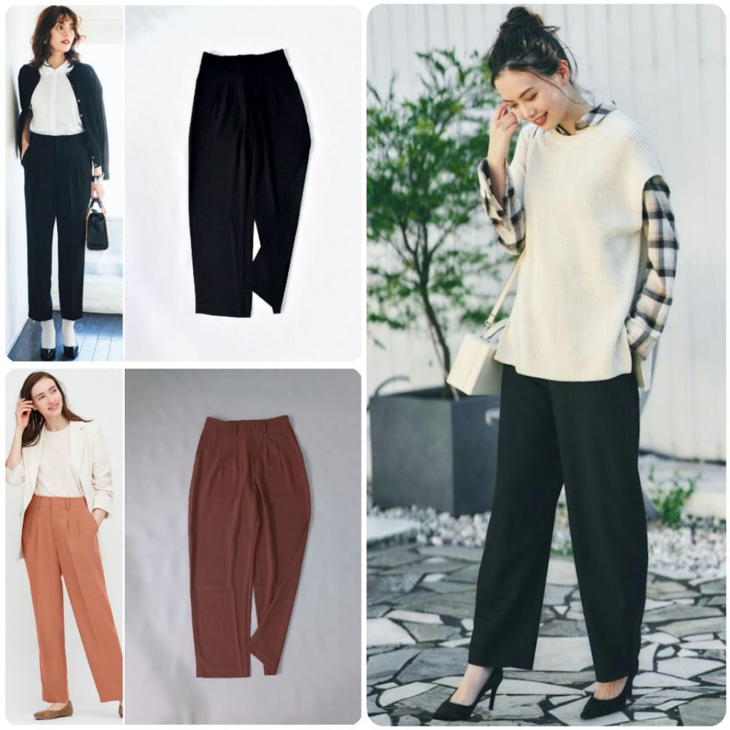 UNIQLO Drape Relax Tapered Ankle Pants