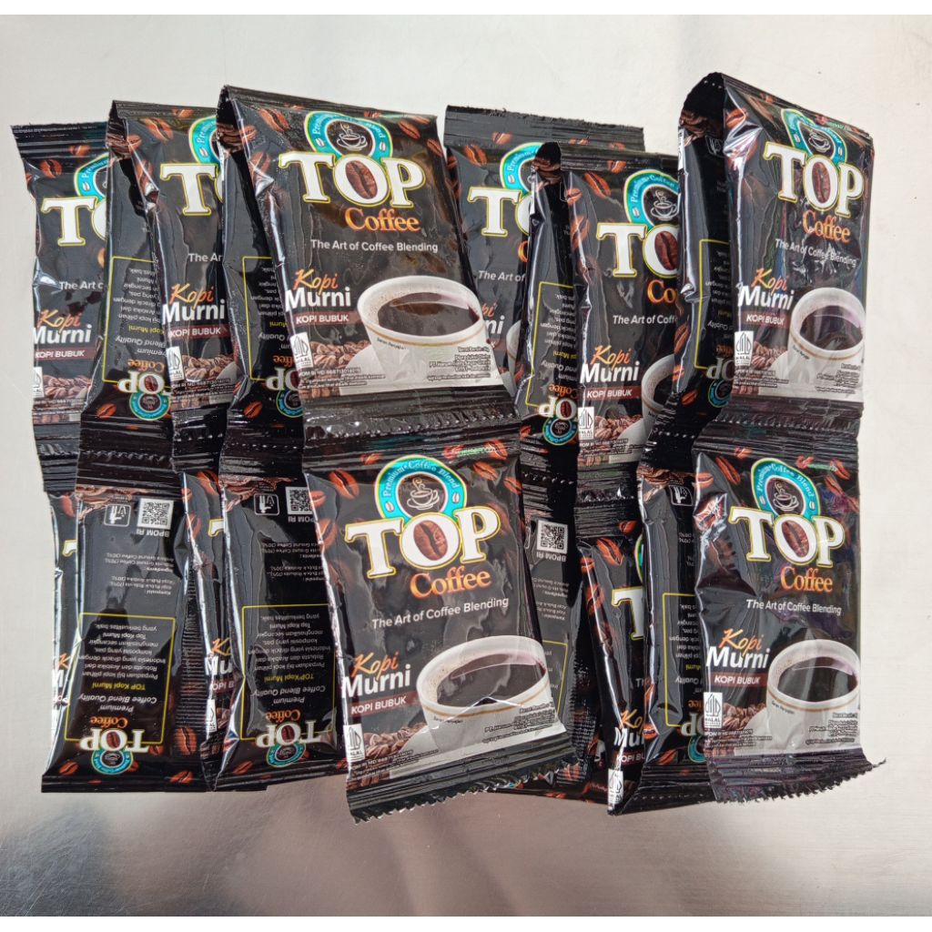 

Top coffe murni renceng 6gr 10 sachet
