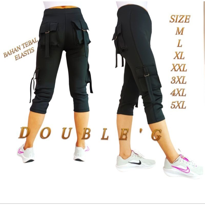 celana senam 7/8 kargo/ celana senam celana olahraga wanita joger wanita celana cargo