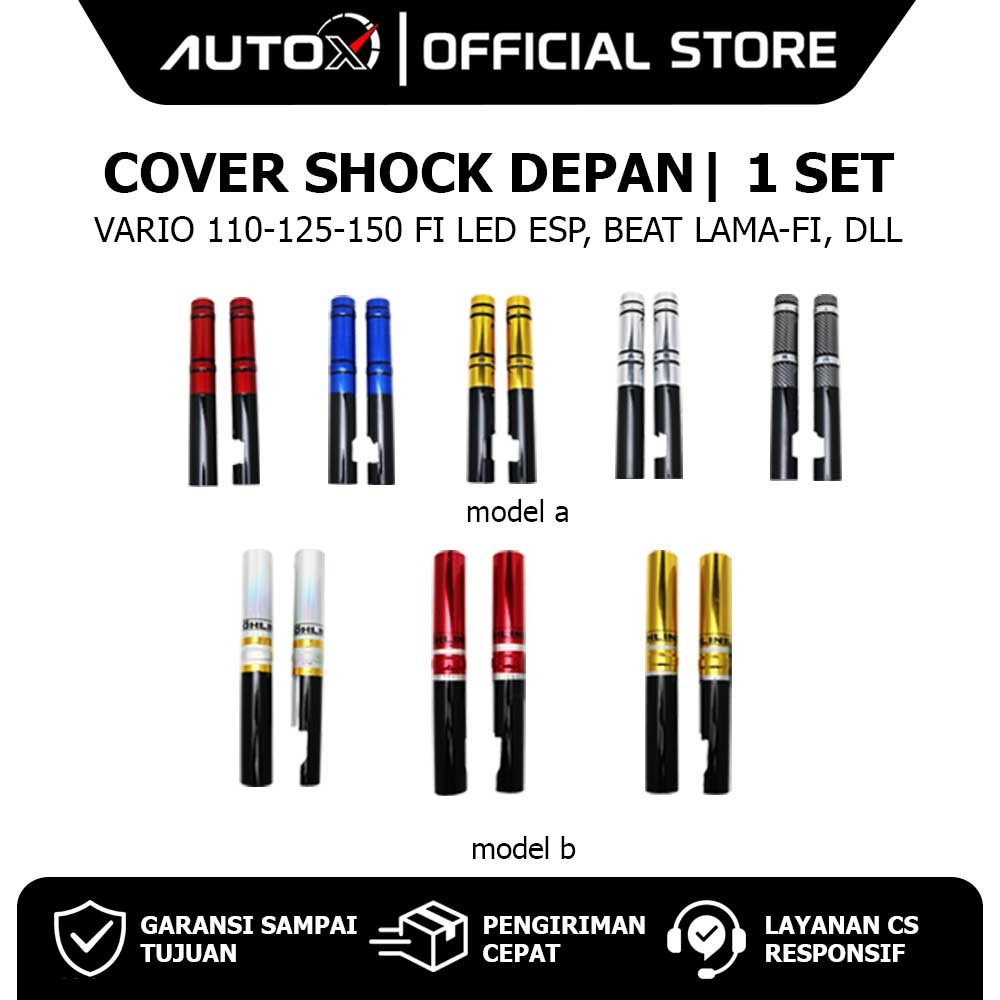Cover Shock Depan Vario 110 125 150 & Beat Pop Street Lama Old FI Esp K25 K81 & Scoopy Karbu & Spacy