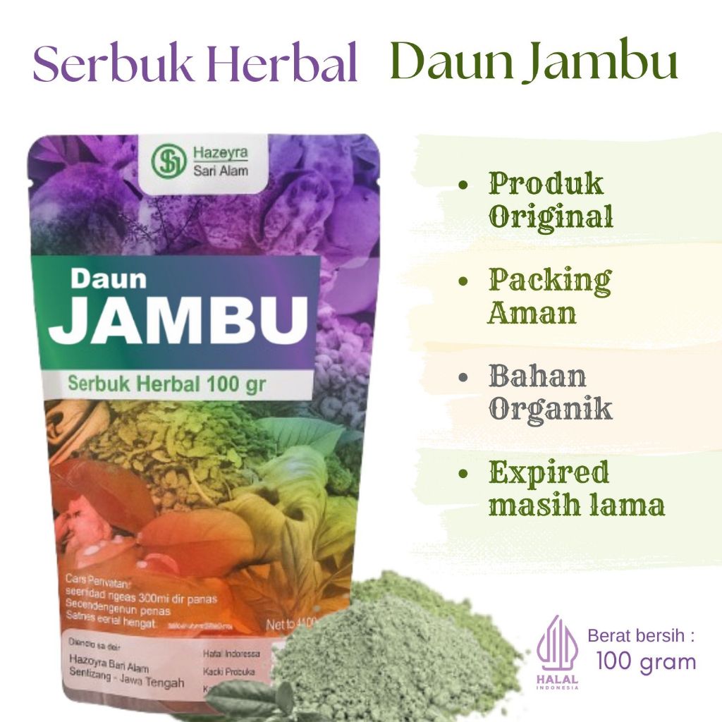 

bubuk serbu daun jambu 100gr