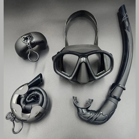 Freedive Kacamata Low Volume Mask Panah Ikan Selam Spearfishing Freediving Snorkeling Free Diving Se