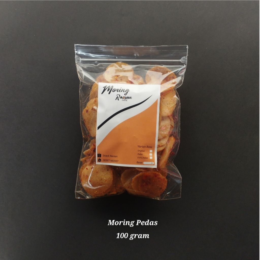 

Moring Pedas Raosan Snack 100 gram