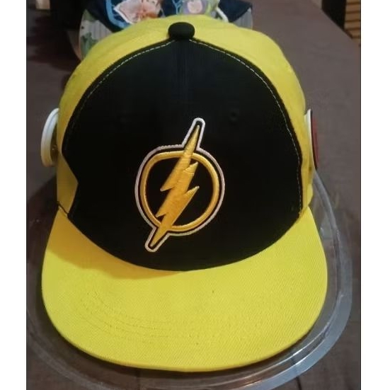 topi snapback THE FLASH.Tag Six Flags collab The Flash.osfm.