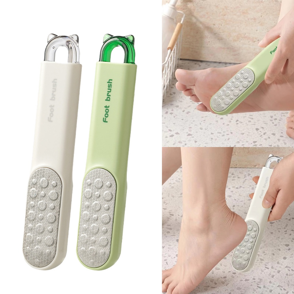 sikat kaki pecah dan kering Menghilangkan sisa produk perawatan kaki penghilang kapalan kaki/ sikat 