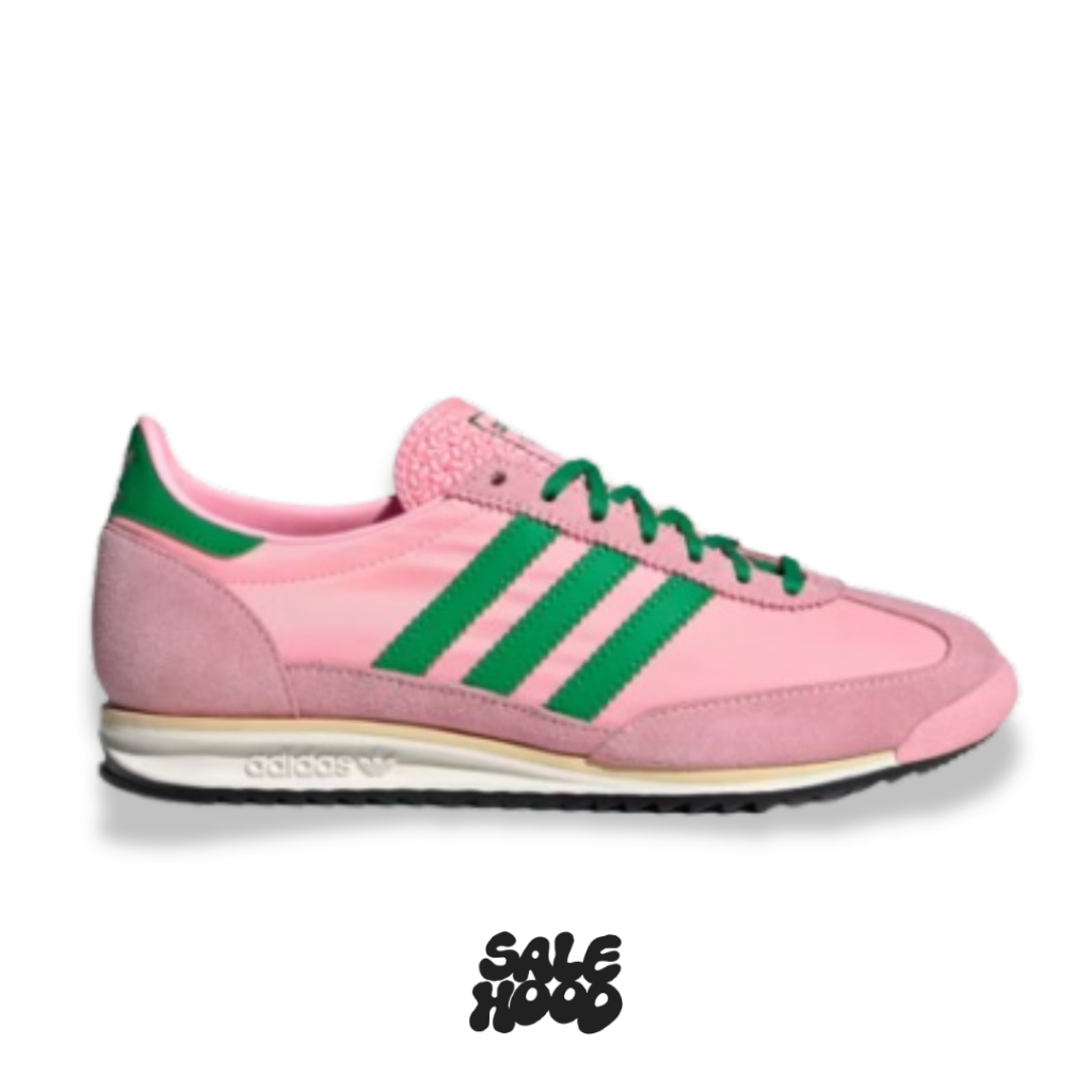 Sepatu Adidas Women's SL 72 OG Shoes Glow Pink / Green / Core Black - JQ8309