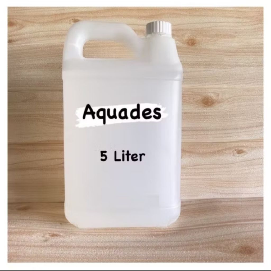 Aquadest / Aquades / Air suling murni (5L)