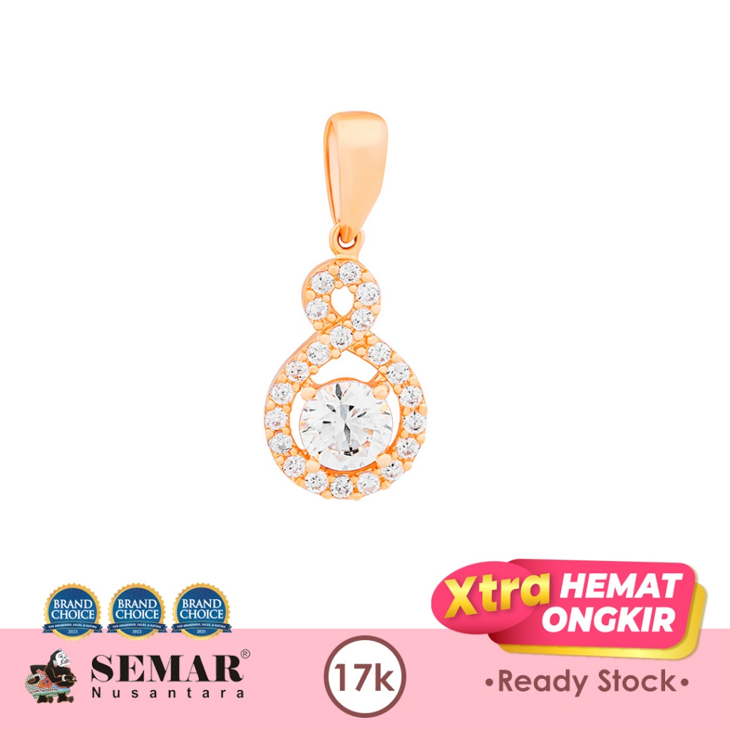 Liontin Emas Annoura Gold 17K Semar Nusantara