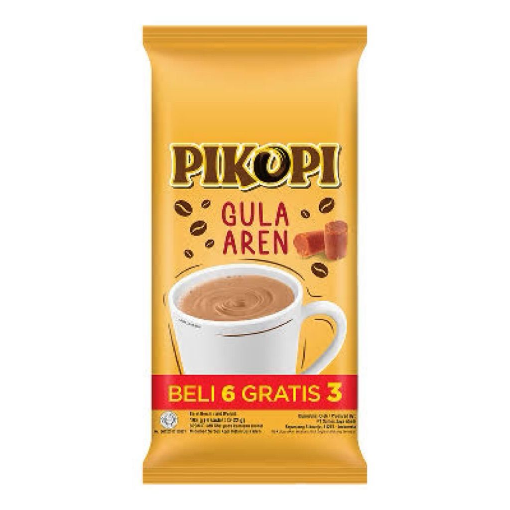 

Pikopi kopi instan Gula Aren 9 x 22g