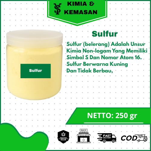

Sulfur (250 gr) / Belerang Bubuk / Sulphur