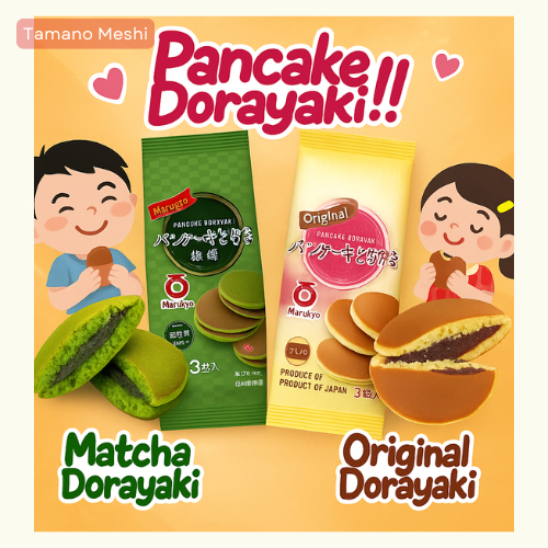 

PANCAKE DORAYAKI JEPANG RASA ORIGINAL MATCHA