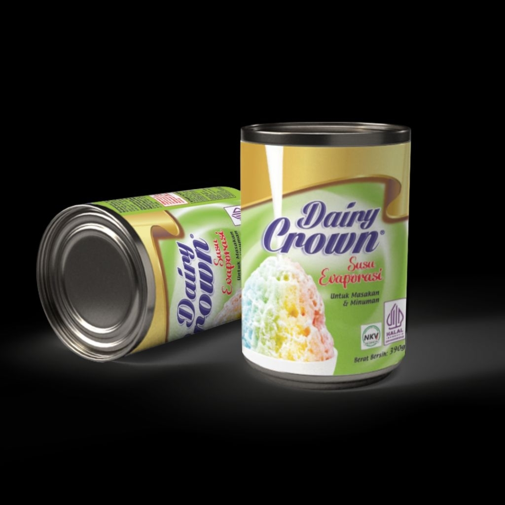 

Susu Evaporasi Dairy Crown 380g