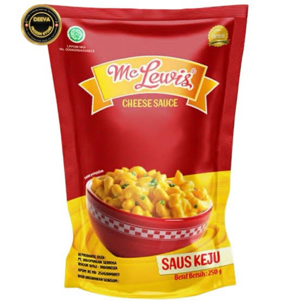 

Mc Lewis Saus Keju 250g
