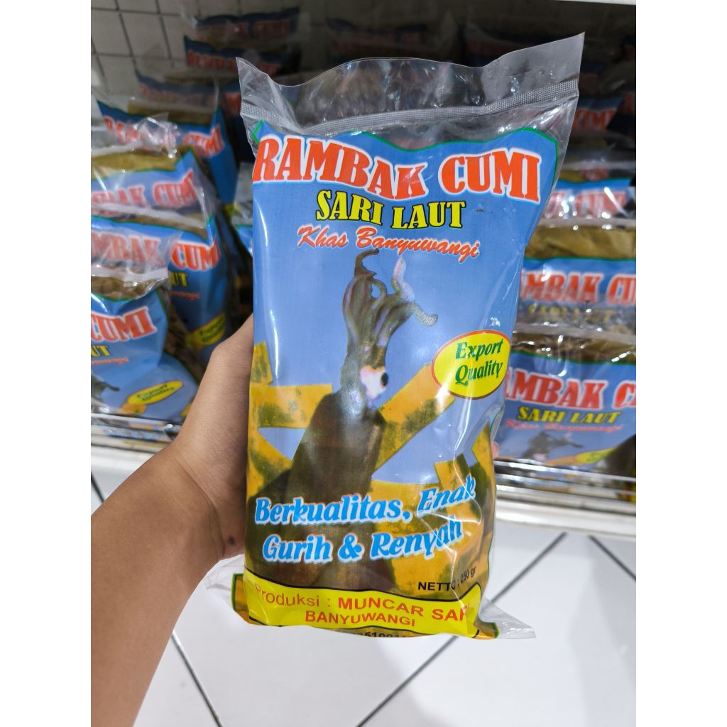 

Rambak Cumi Sari Laut khas Banyuwangi Mentah