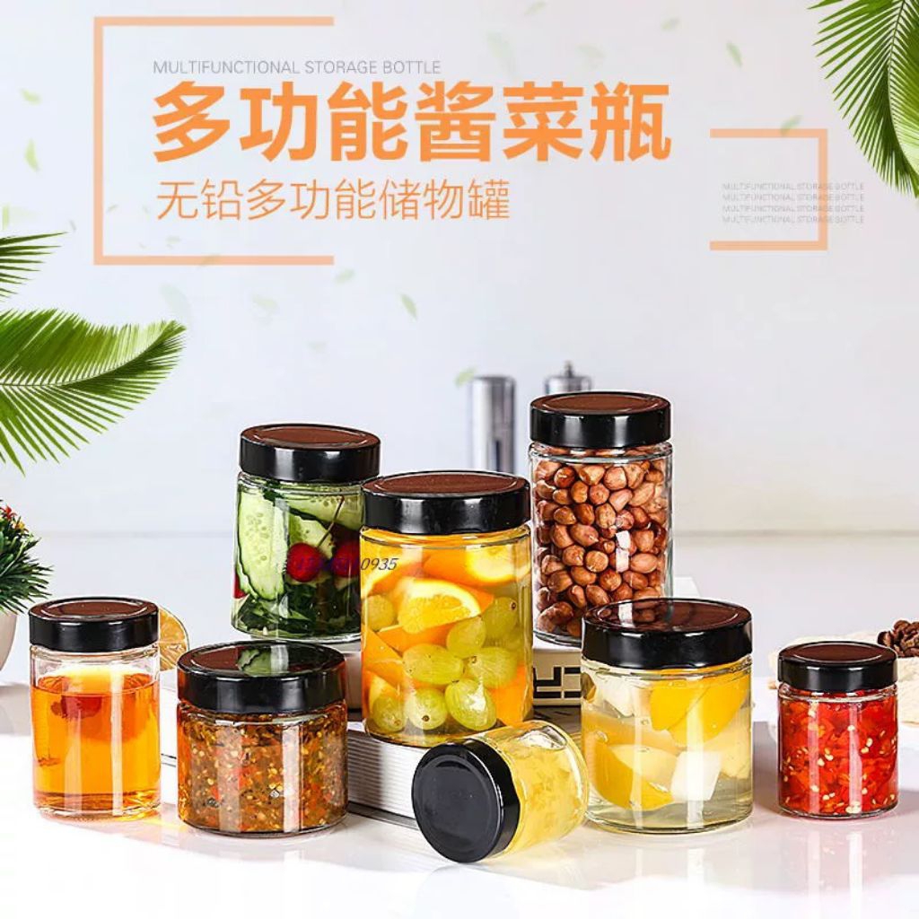 Toples Kaca Mini | Toples Kaca Mini Serbaguna | Toples Kaca Mini Madu Cabe | Glass Jar