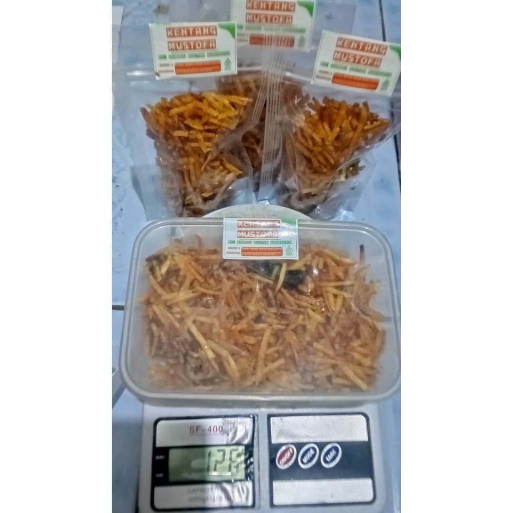 

Kentang Mustofa Premium By Sambel Sultan Surabaya Kemasan Thinwall isi 100gram