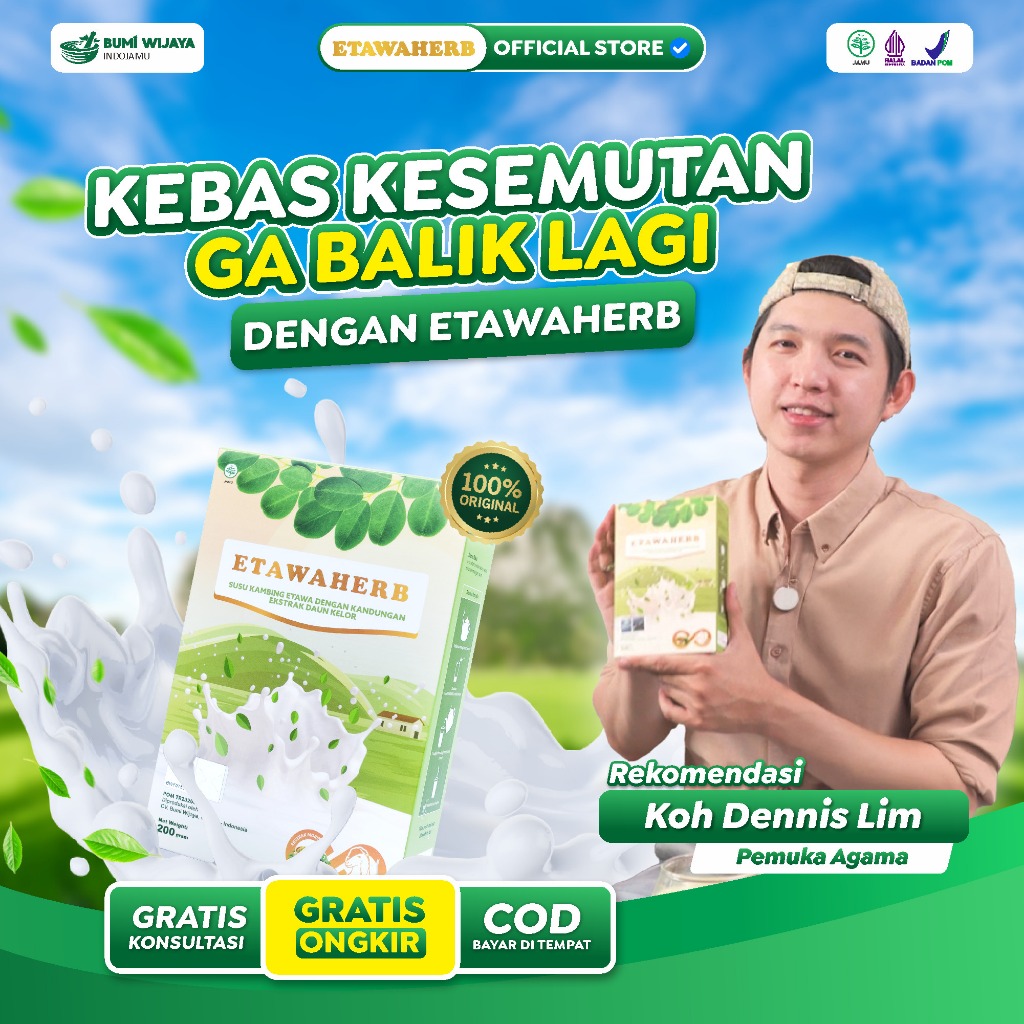 

() ETAWAHERB - ATASI KEBAS KESEMUTAN TANPA EFEK SAMPING 100% ALAMI - 200GR Susu Kesehatan
