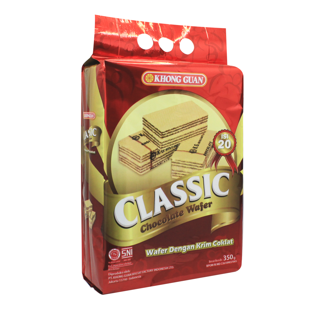 

Waffer Khong Guan Classic | Waffer Cokelat Classic KHONG GUAN