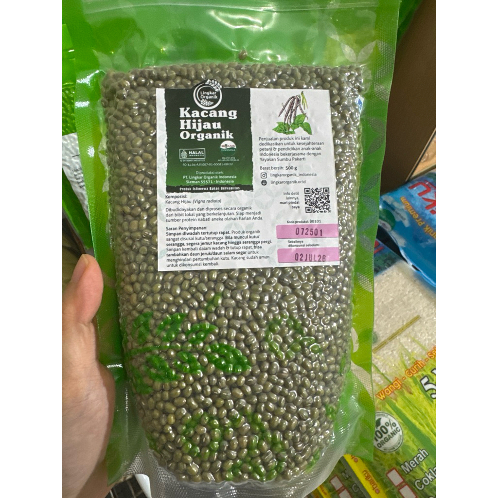 

Lingkar Organik Kacang Hijau 500gr