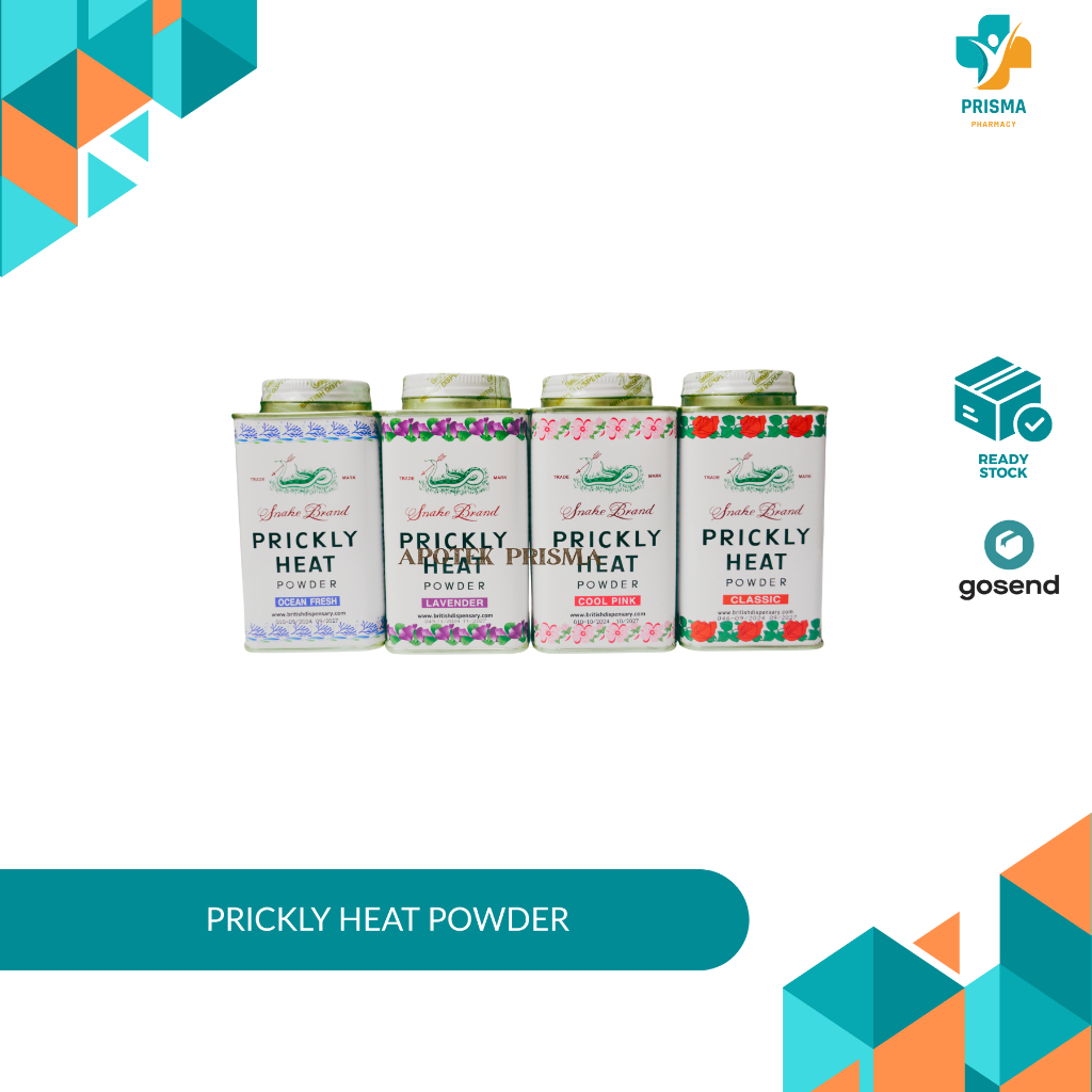 Snake Brand Prickly Heat Powder – Bedak Gatal