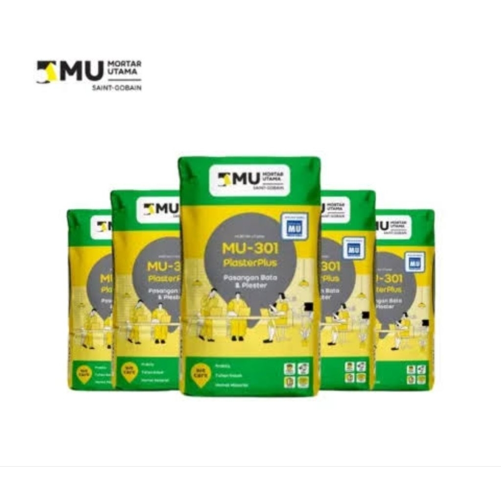MU301 / MU 301 Semen Plester dan Pemasangan Bata Merah 40kg #Gosend#