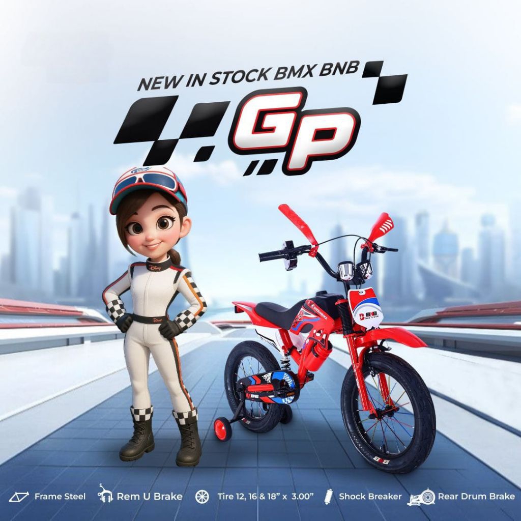 Sepeda Anak BNB Trail 18 inch GP Ban Jumbo 3.0