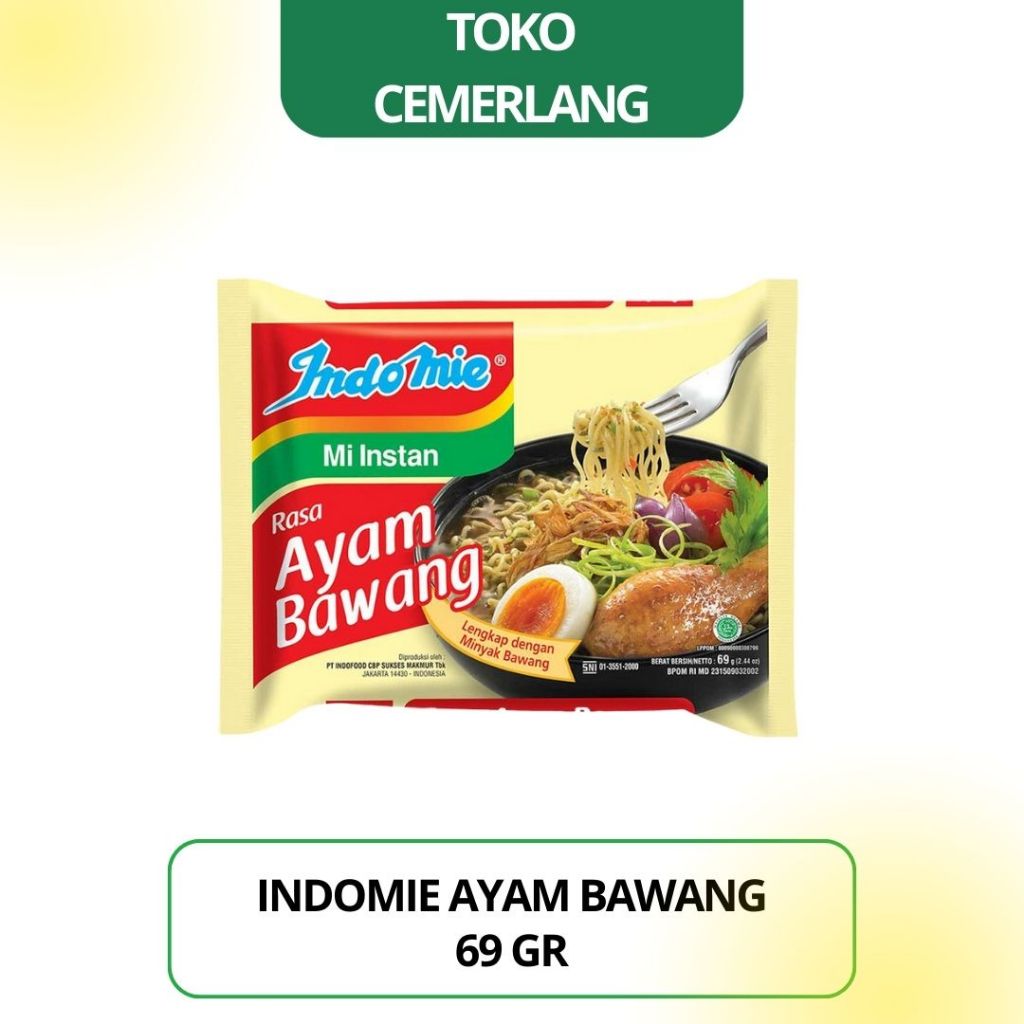 

Indomie Ayam Bawang 69 gr
