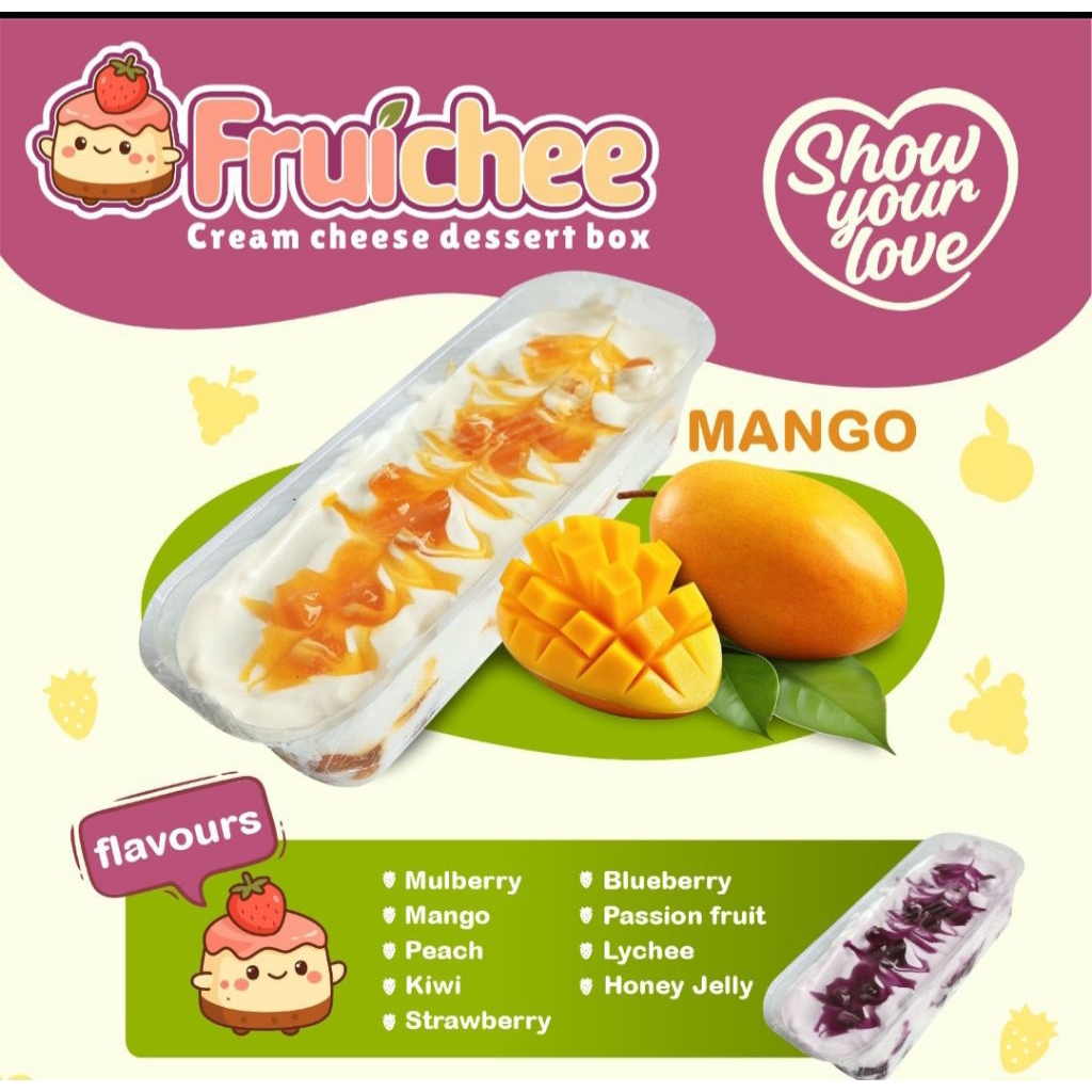 

Dessert Box Fruichee Dessert cream cheese biskuit dan buah