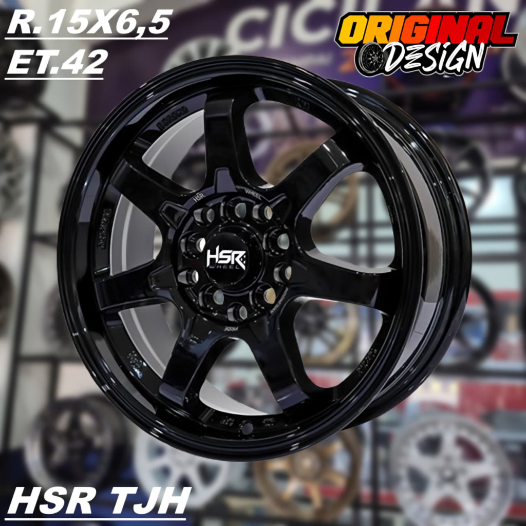 Velg Te37 Hsr Boroko Tjh R15 Lebar 6,5 Rata Body untuk Mobil Avanza New, Xenia New Ertiga, Sienta, A