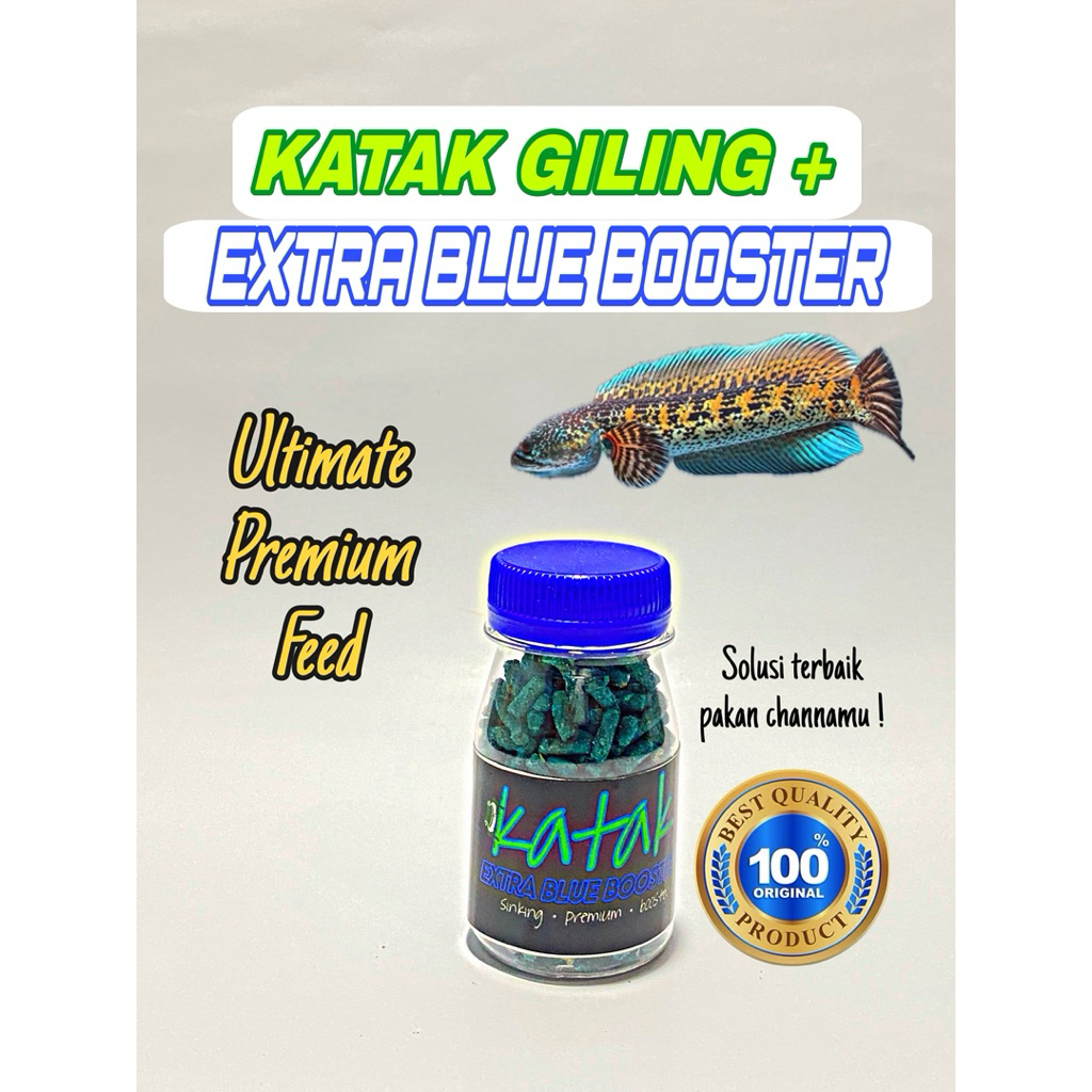 Katak Giling Blue Booster - Pelet Channa Murah - Pakan Premium katak blue booster - Katak Giling - K