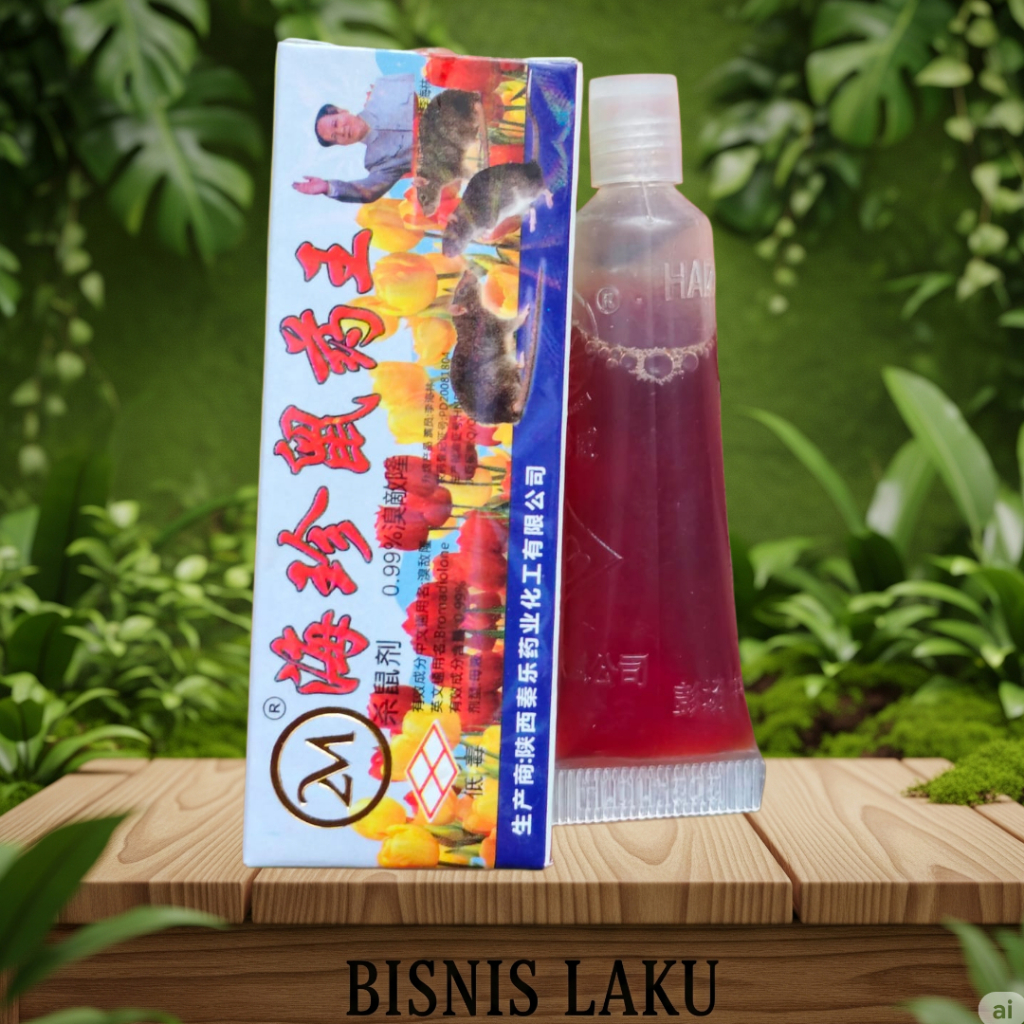 RACUN TIKUS CAIR GEPENG PALING AMPUH NO.1 RACUN TIKUS TETES GEPENG BIRU