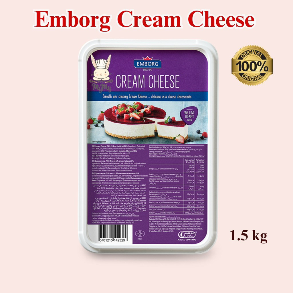 

Cream Cheese Emborg Profesional 1.5kg