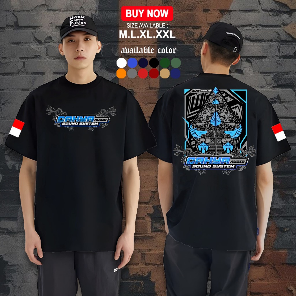 Kaos Distro CAHAYA AUDIO SOUND SYSTEM Unisex - Kaos UNISEX - M.L.XL.XXL - KAOS Viral - KAOS Keren - 
