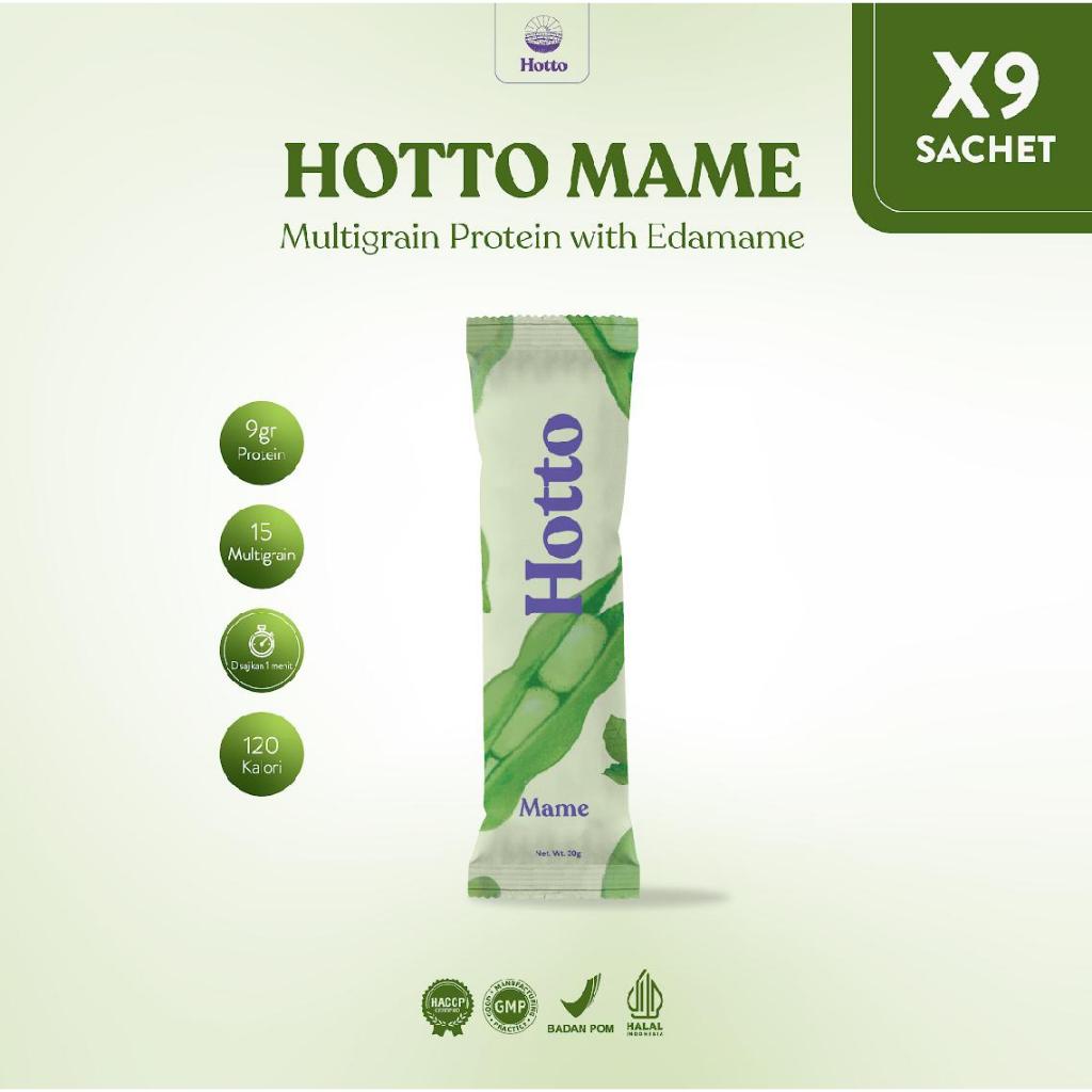 

Hotto Mame Proten Multigrain Edamame - 9 Saset