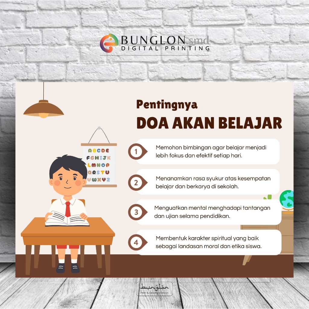 

Poster Pentingnya Doa Akan Bejalar