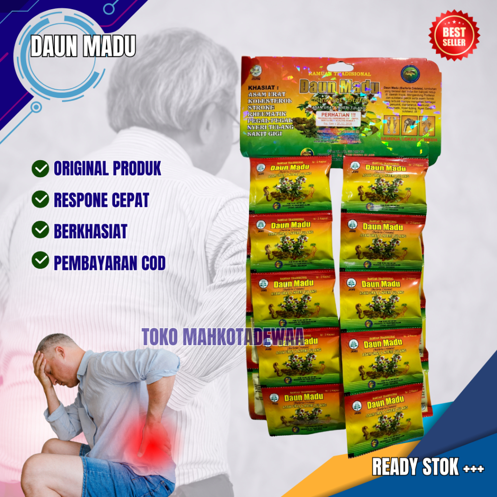 

Daun Madu Original Kapsul Asam Urat 20 Sachet