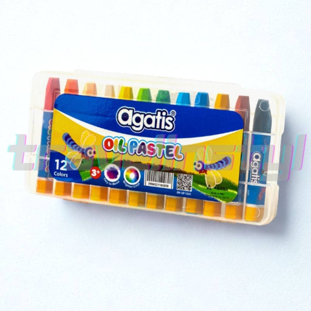 

Crayon Agatis Eco 12 Warna / Oil Pastel Krayon Kualitas Bagus Harga Murah