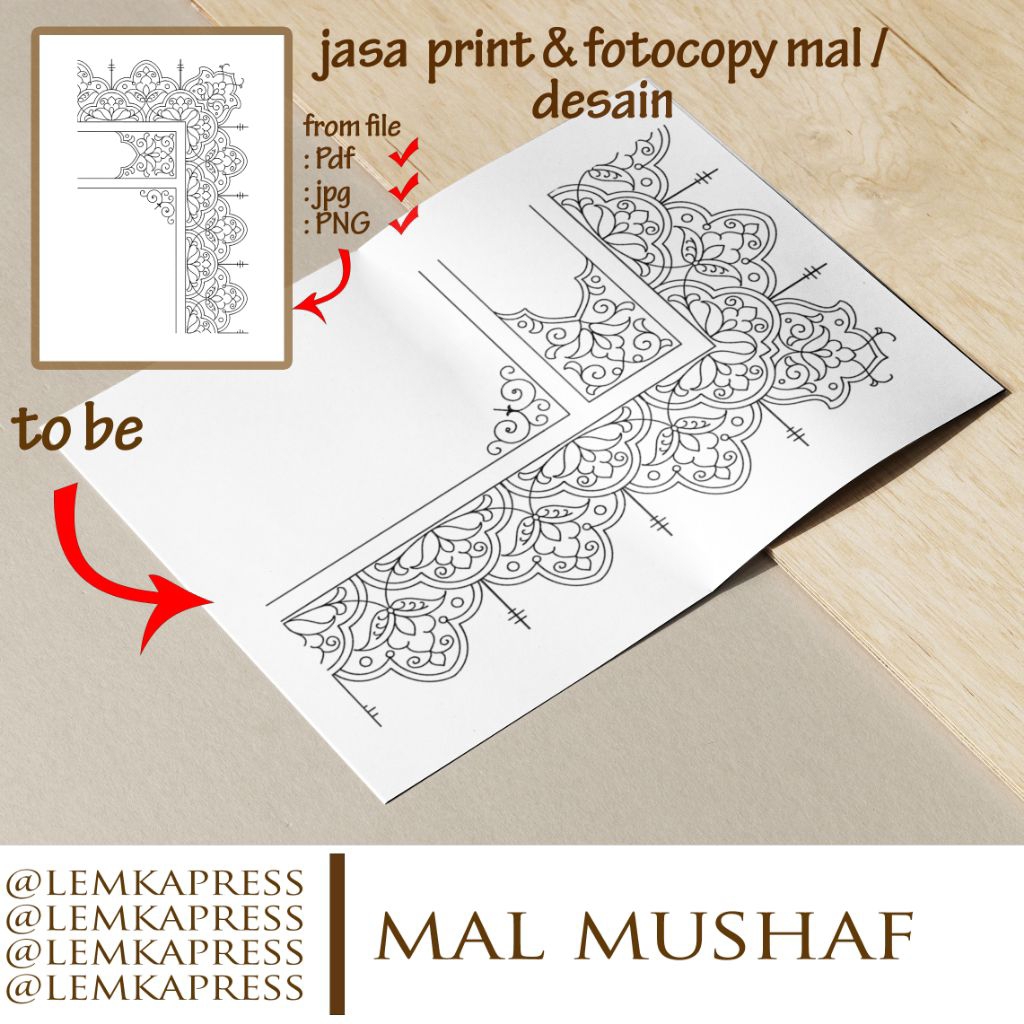 jasa cetak/ print/ fotocopy mal mushaf