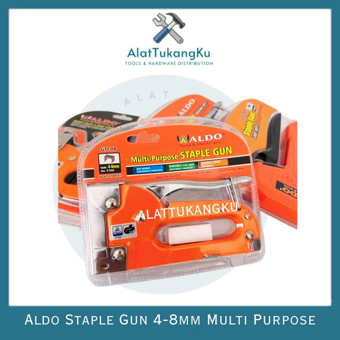 

Aldo Staples Gun 4-8mm GTC / Alat Tembak Angin Paku Tembak Gun Tracker GTC