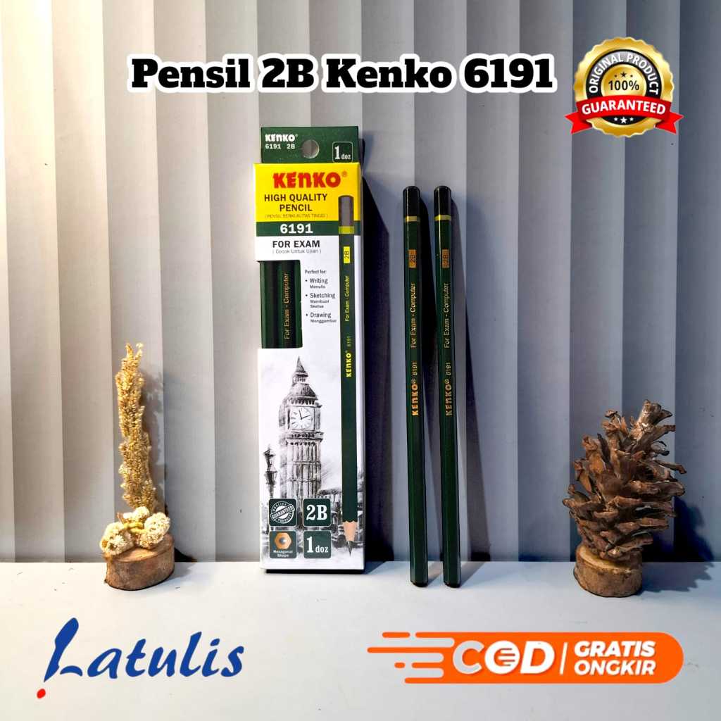 

Pensil 2B Kenko 6191 (Lusinan)