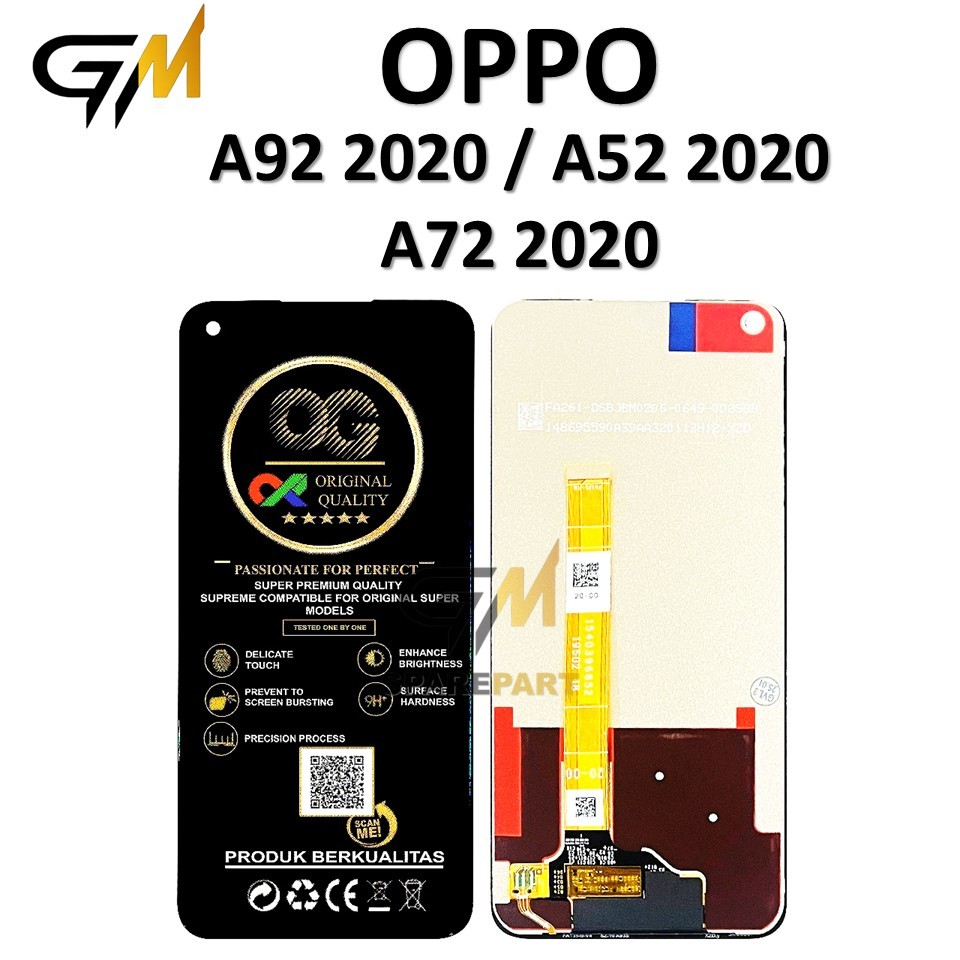 LCD TOUCHSCREEN LCD OPPO A52 2020 - LCD OPPO A92 2020 - LCD OPPO A72 2020 COMPLETE ORIGINAL 1 SET